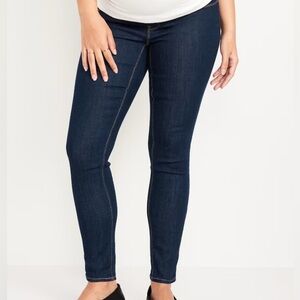 Old Navy Black Skinny Jeans maternity rockstar